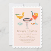 Pink Coctails Brunch Bubbly Blush Brautparty