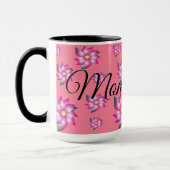Pink Coffee Cup Tasse (Links)