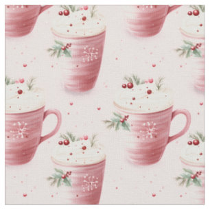 Pink Coffee Cups auf Pink Stoff