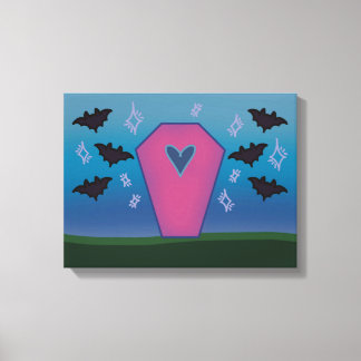 Pink Coffin Canvas Print Leinwanddruck