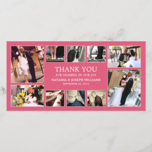 PINK COLLAGE DANKE, DASS DU KARTE