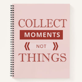 Pink Collect Moments Notizblock