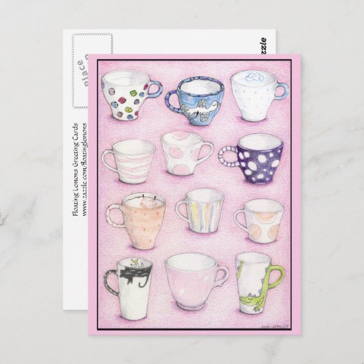 Pink Collection Postkarte (Vorne/Hinten)