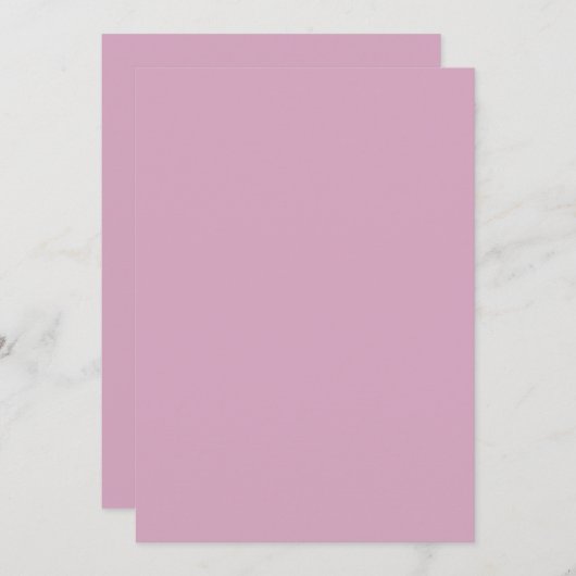 Pink Color Einladung (Vorne/Hinten)