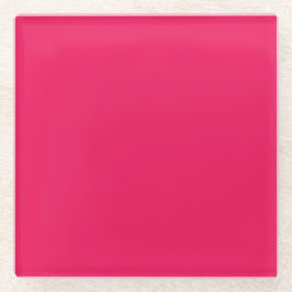 Pink Color Glasuntersetzer