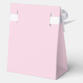 Pink Colorful Raindrop Sweetheart Baby Dusche Geschenkschachtel (Rückseite)