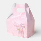 PINK COLUMBINE BLUME WATERCOLOR SPLASH GESCHENKSCHACHTEL (Rückseite)