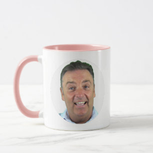 PINK Combo Foto-Tasse - Runde Rahmen Custom Tasse
