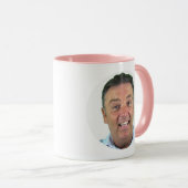 PINK Combo Foto-Tasse - Runde Rahmen Custom Tasse (VorderseiteRechts)