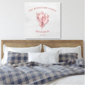 Pink Conch Muschel Canvas drucken Leinwanddruck (Insitu (Schlafzimmer))