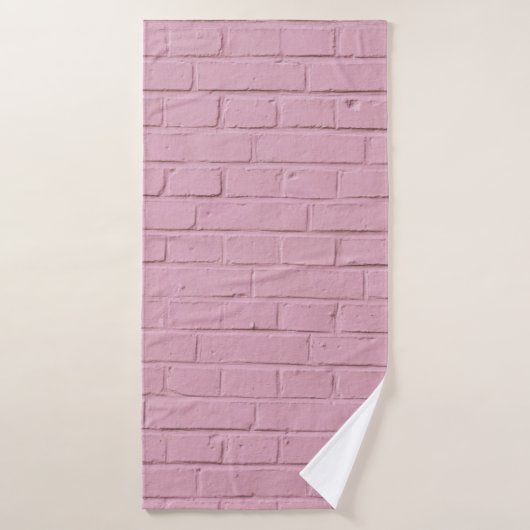 PINK CONCRETE WALL BADEHANDTUCH (Badehandtuch)