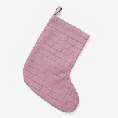 PINK CONCRETE WALL KLEINER WEIHNACHTSSTRUMPF (Vorderansicht (hängend))