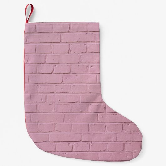PINK CONCRETE WALL KLEINER WEIHNACHTSSTRUMPF (Vorderseite)