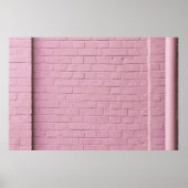 PINK CONCRETE WALL POSTER (Vorne)