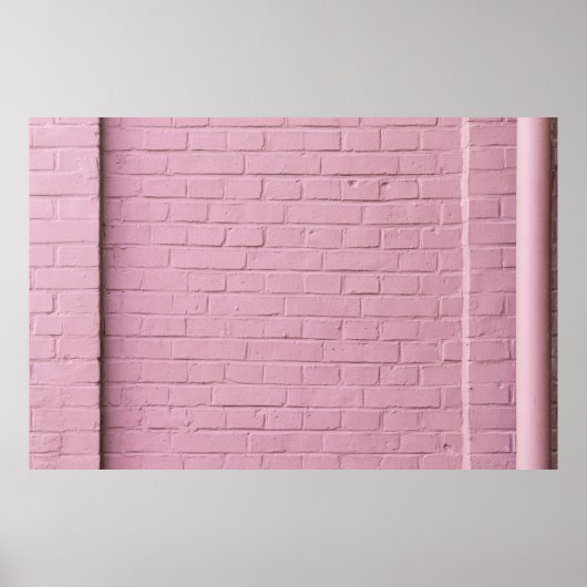 PINK CONCRETE WALL POSTER (Vorne)