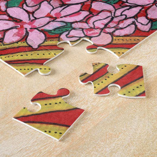 Pink Cone Ginger Alpinia Tropische Blume Puzzle (Seite)