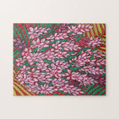 Pink Cone Ginger Alpinia Tropische Blume Puzzle (Horizontal)