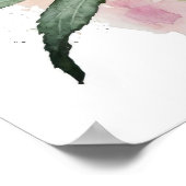 Pink Conefwers Art Print Poster (Ecke)