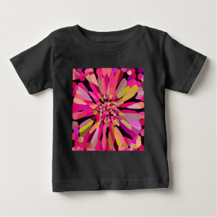 Pink Confetti Blume Baby T-shirt