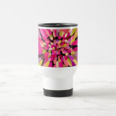 Pink Confetti Blume Reisebecher (Mittel)