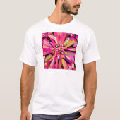 Pink Confetti Blume T-Shirt (Vorderseite)