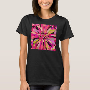 Pink Confetti Blume T-Shirt