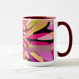 Pink Confetti Blume Tasse
