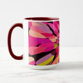 Pink Confetti Blume Tasse (Links)