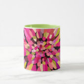 Pink Confetti Blume Tasse (Zentrum)