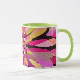 Pink Confetti Blume Tasse