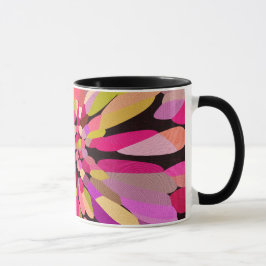 Pink Confetti Blume Tasse