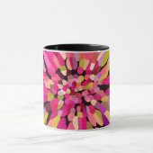 Pink Confetti Blume Tasse (Zentrum)