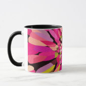 Pink Confetti Blume Tasse (Links)