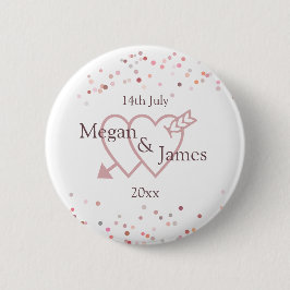 Pink Confetti Circles Button