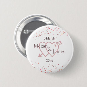 Pink Confetti Circles Button