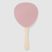 Pink Confetti Circles Fächer (Rückseite)