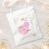 Pink Confetti Circles Geschenktütchen (Ausgeschnitten)