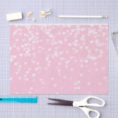 Pink Confetti Hearts Seidenpapier (Handwerk)
