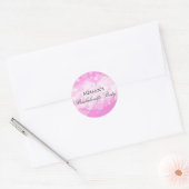 Pink Confetti Junggeselinnen-Abschied Sticker (Umschlag)