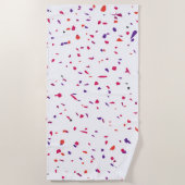 Pink Confetti Strandtuch (Vorderseite)