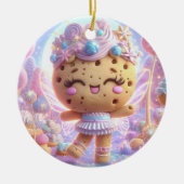 Pink Cookie Keramik Ornament (Vorne)