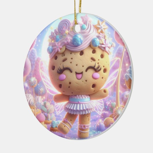 Pink Cookie Keramik Ornament (Links)