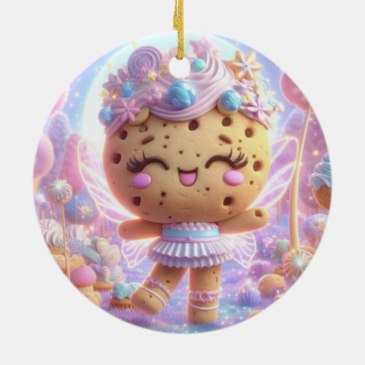 Pink Cookie Keramik Ornament (Hinten)