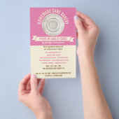 Pink Cooking Custom Logo Bakery Flyer (Handgriff)
