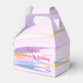 Pink Cool Paper Bevorzugung Box Geschenkschachtel (Vorderseite)