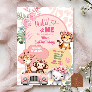 Pink Coquette Baby Kleidung Berry Sweet Baby Einladung