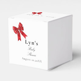 Pink Coquette Bow Baby Showbox Geschenkschachtel