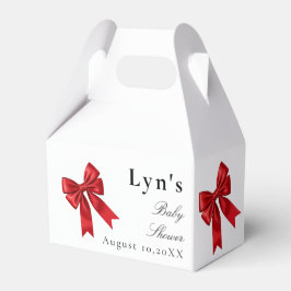 Pink Coquette Bow Baby Showbox Geschenkschachtel
