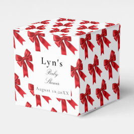 Pink Coquette Bow Baby Showbox Geschenkschachtel