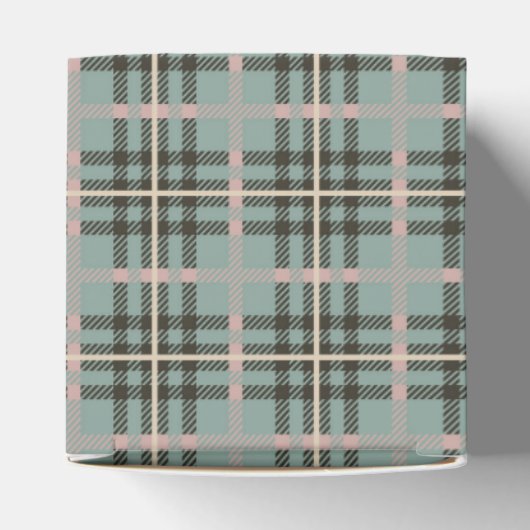 Pink Coquette Bow Bear Baby Shower Favor Box Geschenkschachtel (Oben)